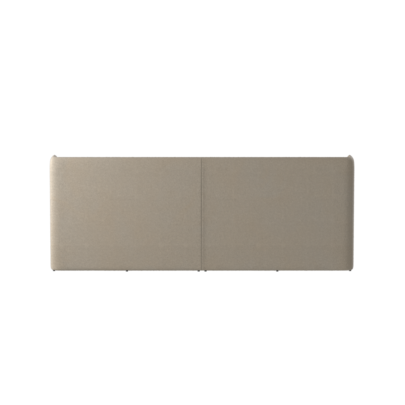 Abbey Upholstered Bed with Structured Headboard and Refined Lines