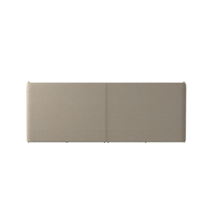 Abbey Upholstered Bed with Structured Headboard and Refined Lines