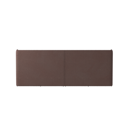Abbey Upholstered Bed with Structured Headboard and Refined Lines