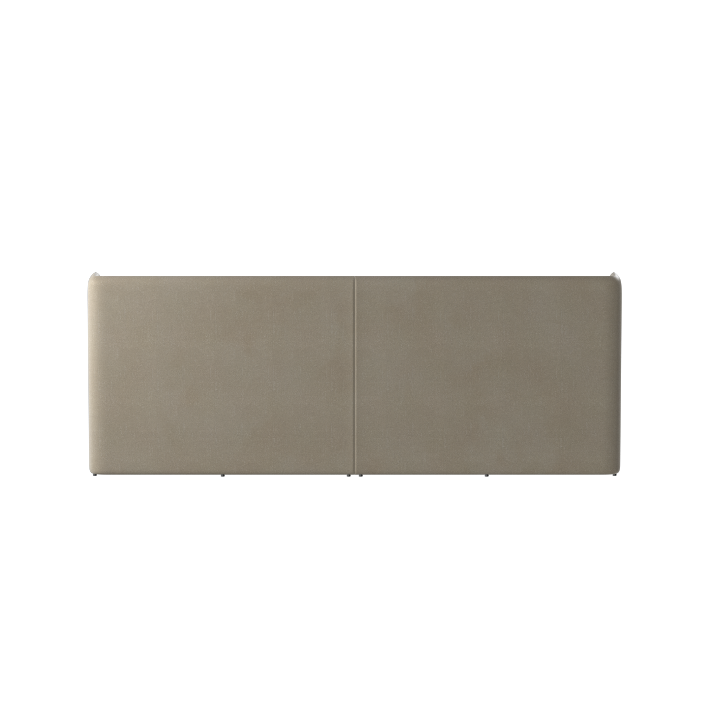 Abbey Upholstered Bed with Structured Headboard and Refined Lines