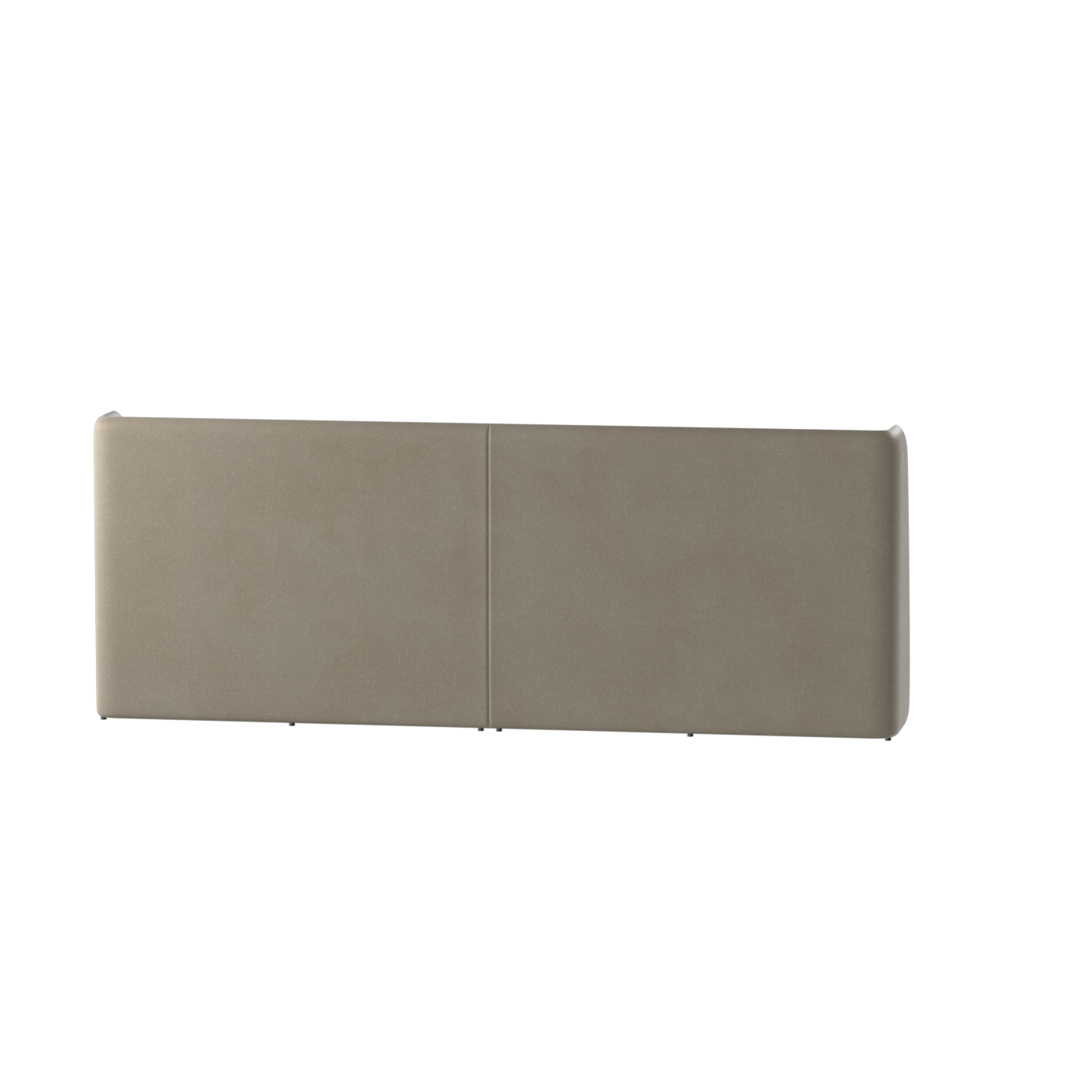 Abbey Upholstered Bed with Structured Headboard and Refined Lines