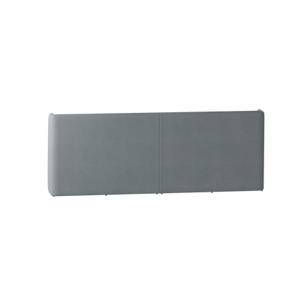 Abbey Upholstered Bed with Structured Headboard and Refined Lines