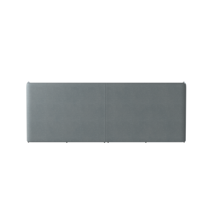Abbey Upholstered Bed with Structured Headboard and Refined Lines