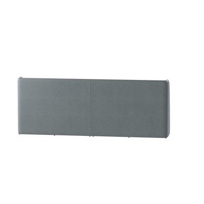 Abbey Upholstered Bed with Structured Headboard and Refined Lines