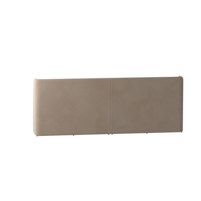 Abbey Upholstered Bed with Structured Headboard and Refined Lines