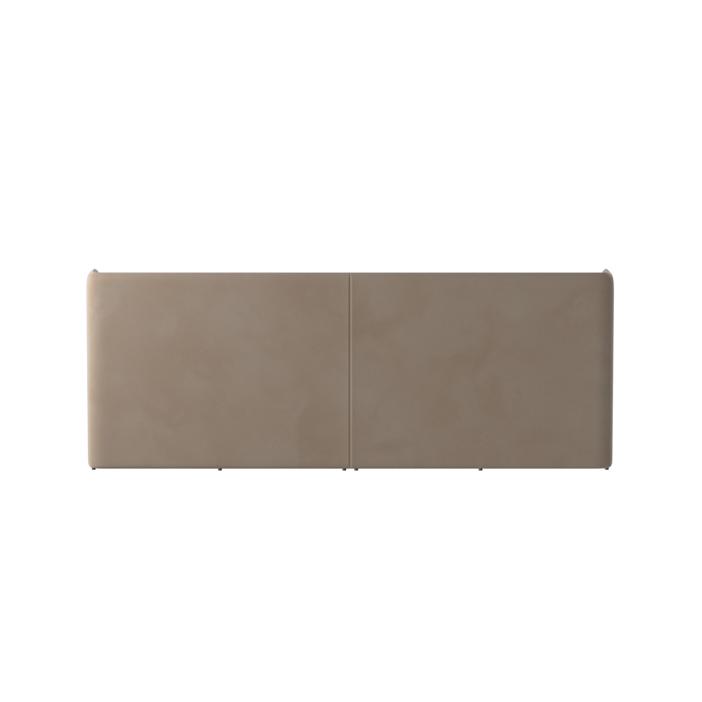Abbey Upholstered Bed with Structured Headboard and Refined Lines