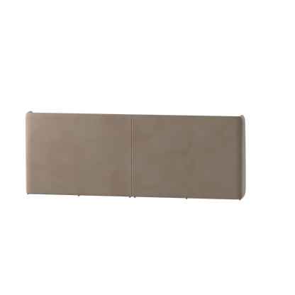 Abbey Upholstered Bed with Structured Headboard and Refined Lines