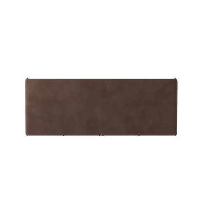 Abbey Upholstered Bed with Structured Headboard and Refined Lines