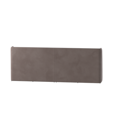 Abbey Upholstered Bed with Structured Headboard and Refined Lines