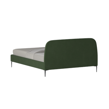 Anna Upholstered Bed with Vertical Headboard Detailing