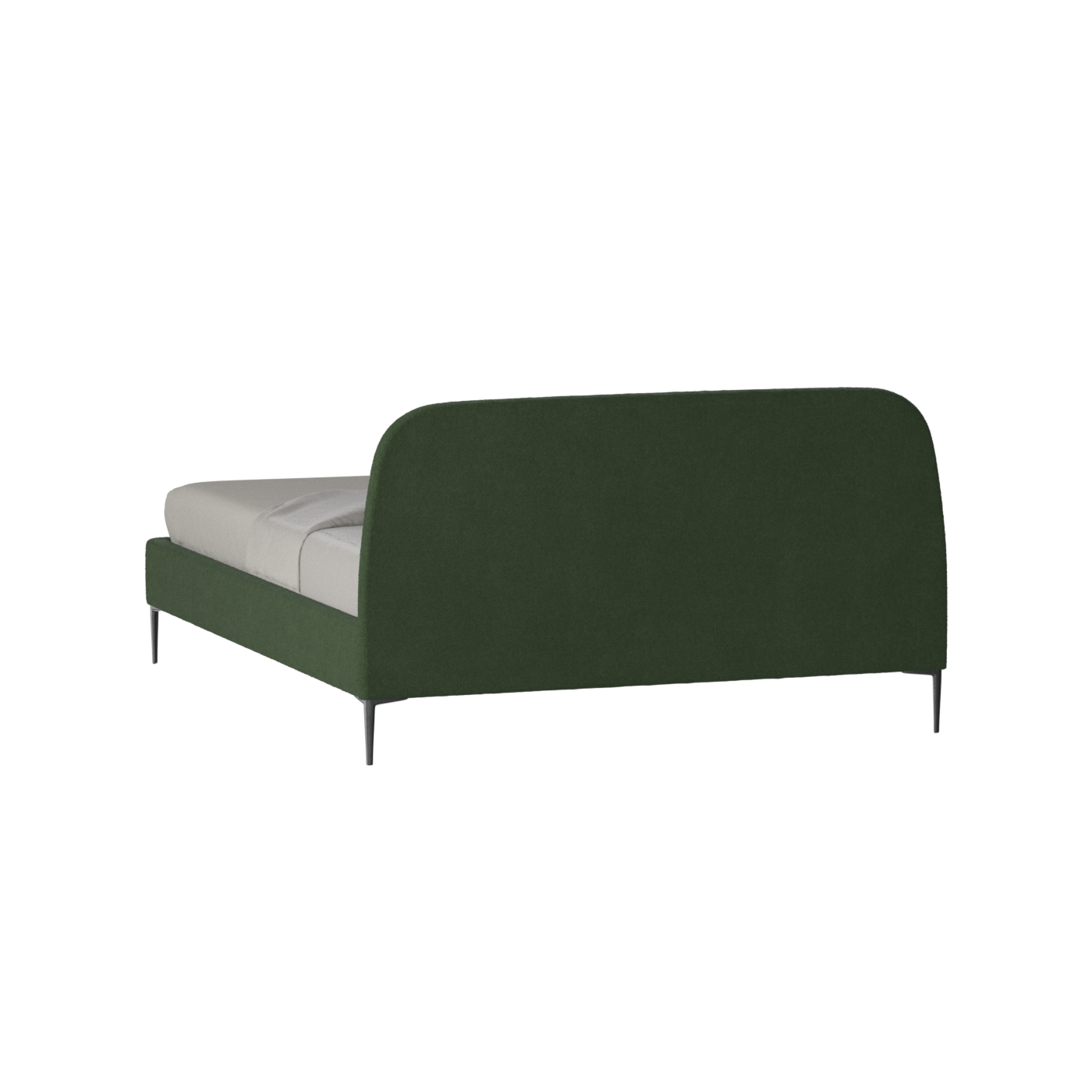 Anna Upholstered Bed with Vertical Headboard Detailing