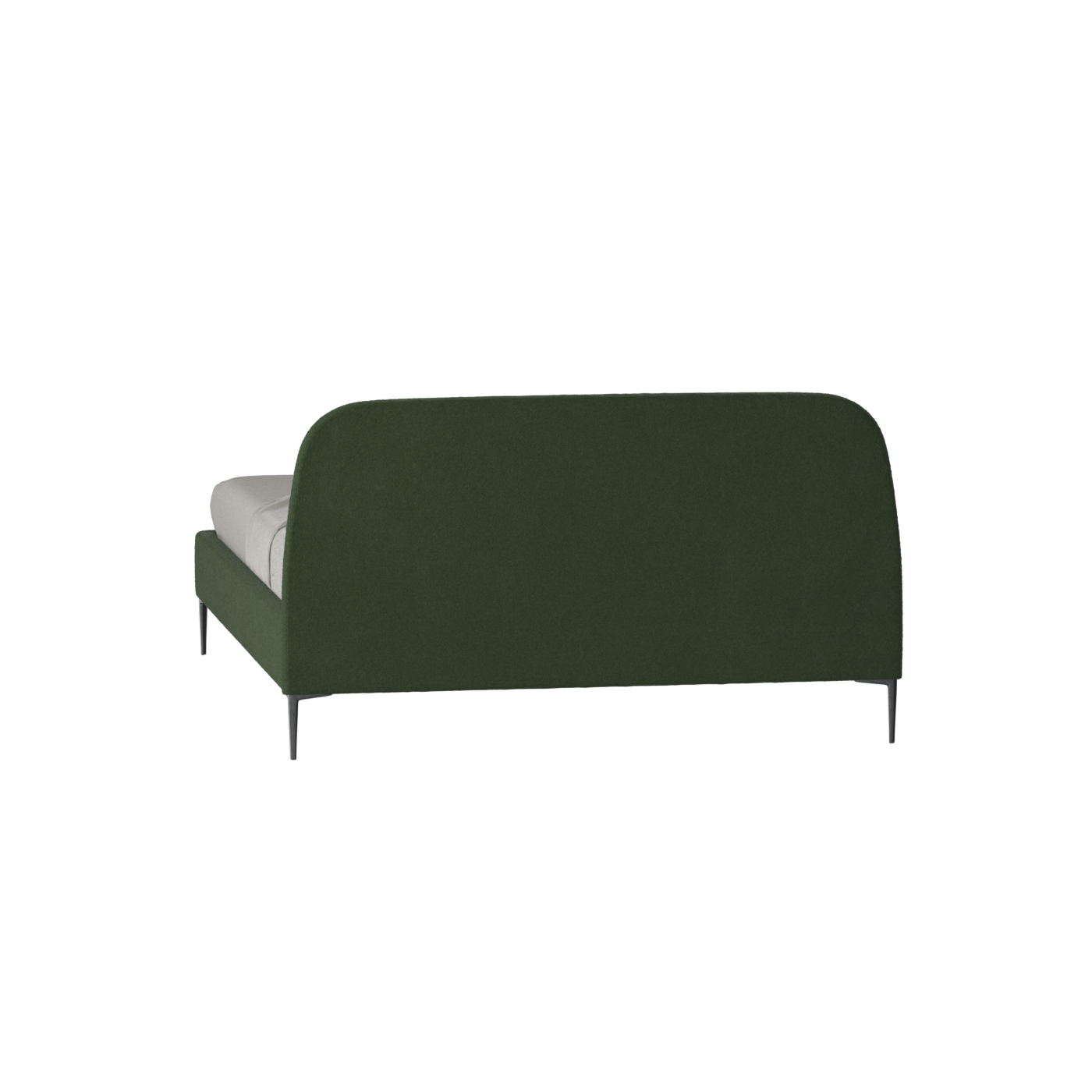 Anna Upholstered Bed with Vertical Headboard Detailing