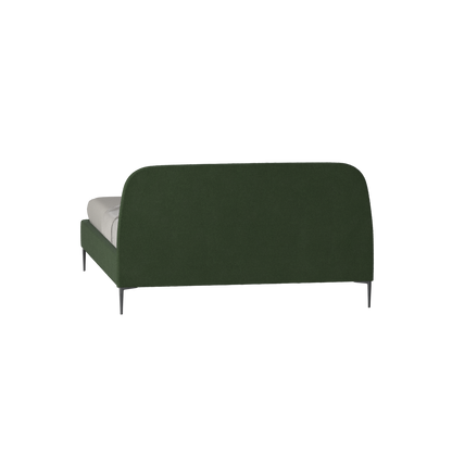 Anna Upholstered Bed with Vertical Headboard Detailing