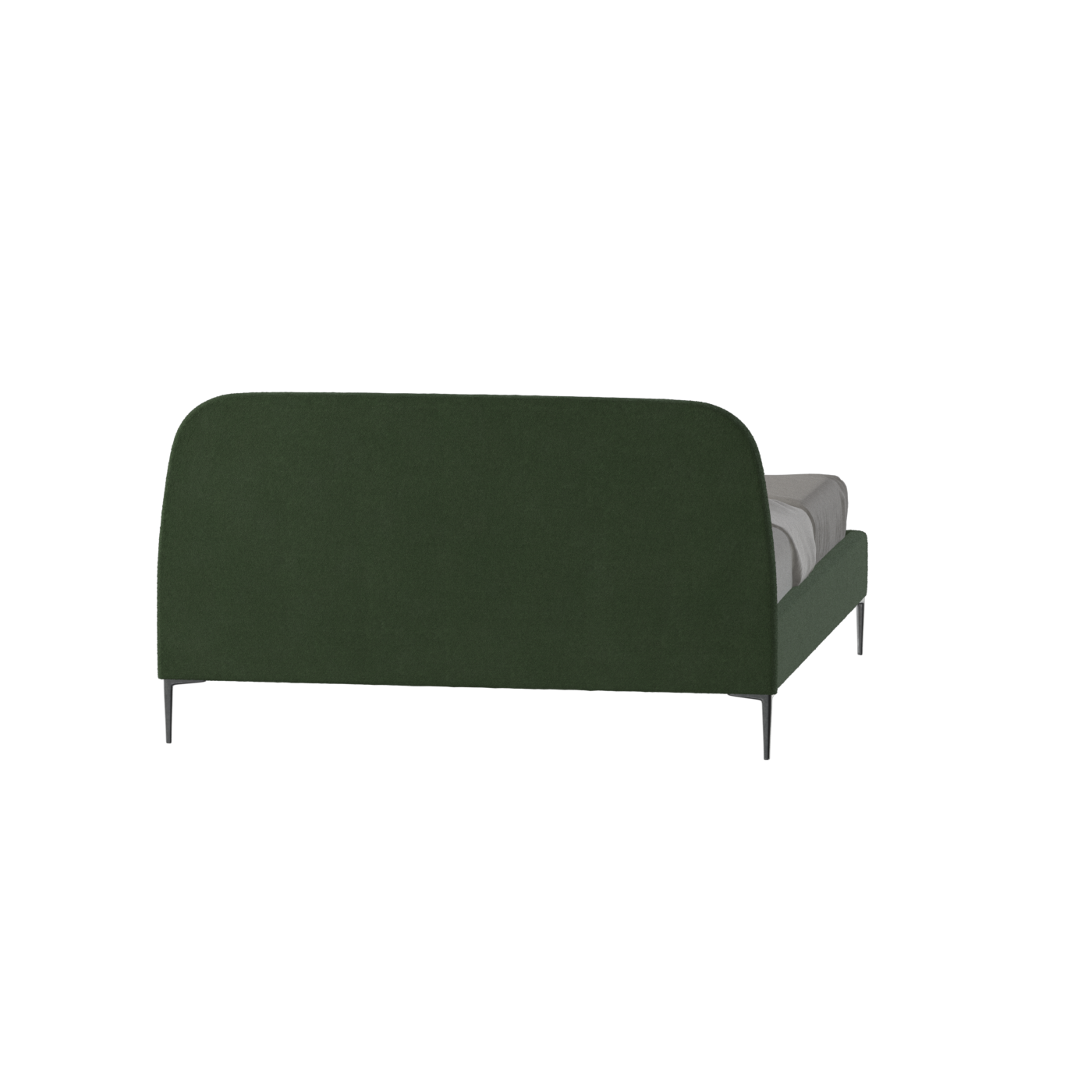 Anna Upholstered Bed with Vertical Headboard Detailing