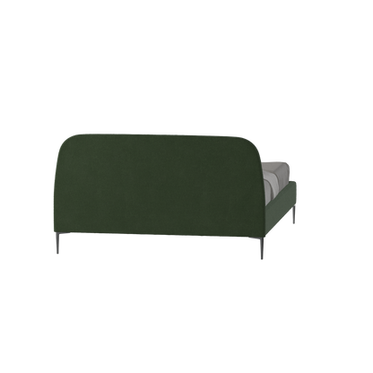 Anna Upholstered Bed with Vertical Headboard Detailing