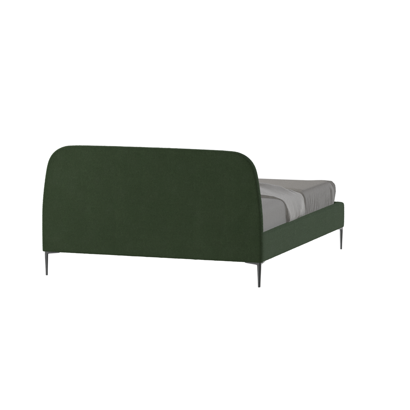 Anna Upholstered Bed with Vertical Headboard Detailing