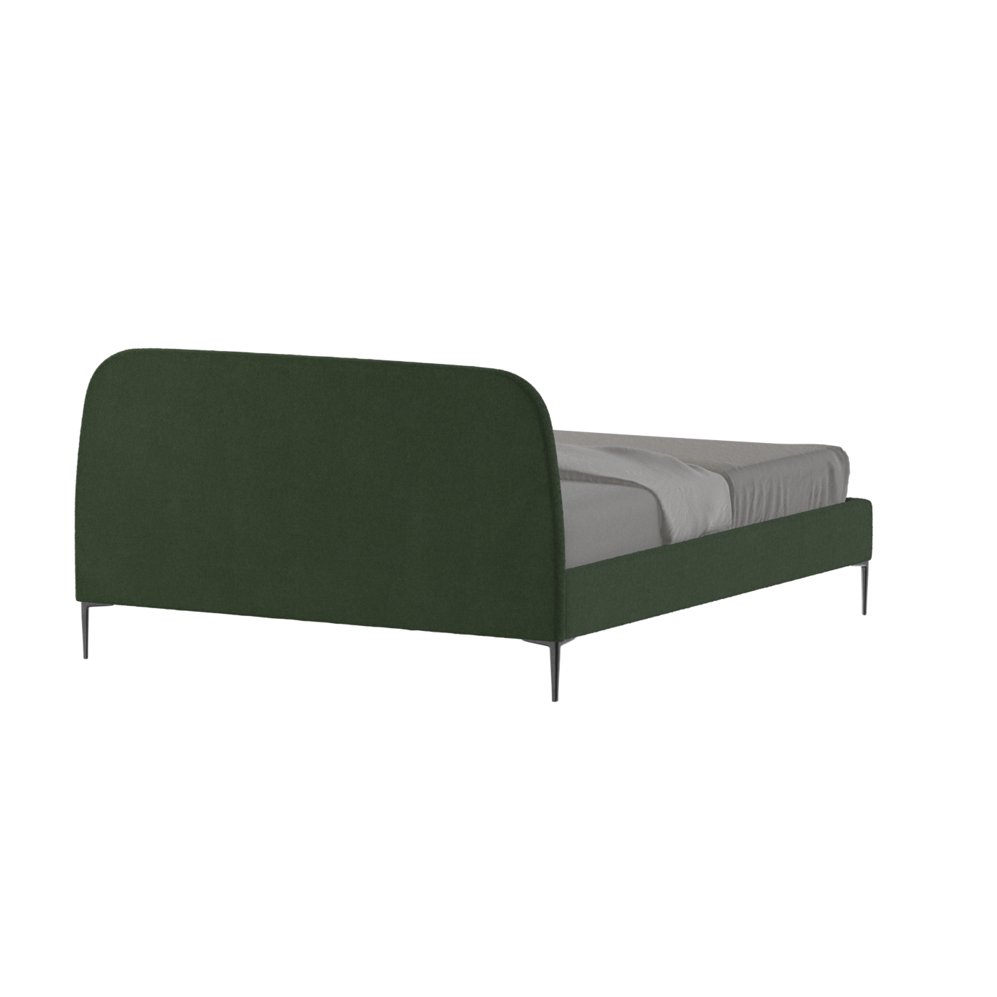 Anna Upholstered Bed with Vertical Headboard Detailing