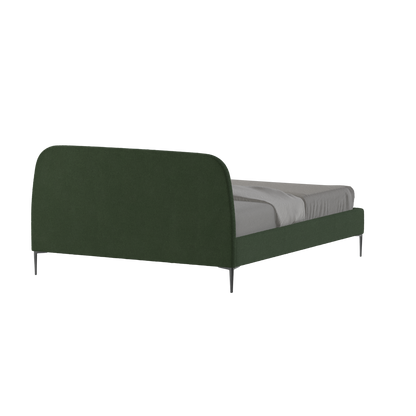 Anna Upholstered Bed with Vertical Headboard Detailing