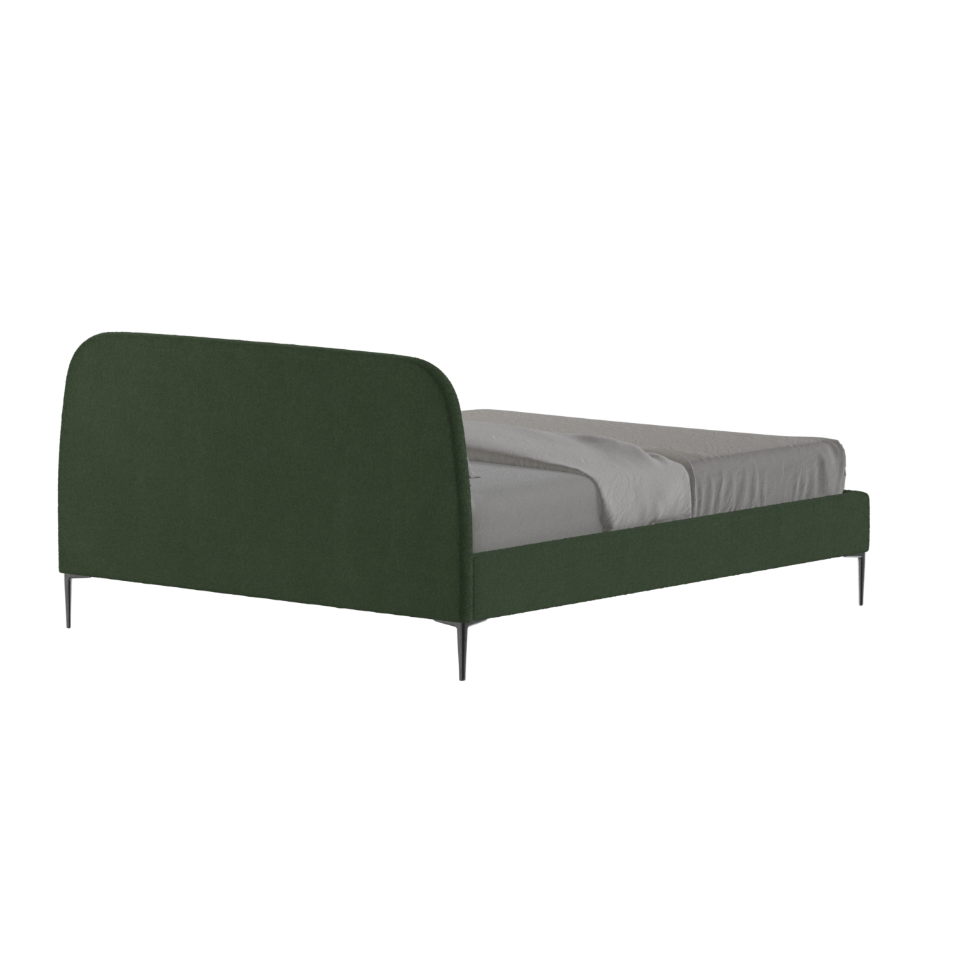 Anna Upholstered Bed with Vertical Headboard Detailing