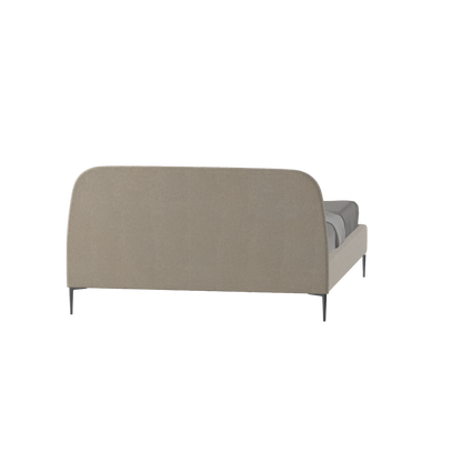 Anna Upholstered Bed with Vertical Headboard Detailing