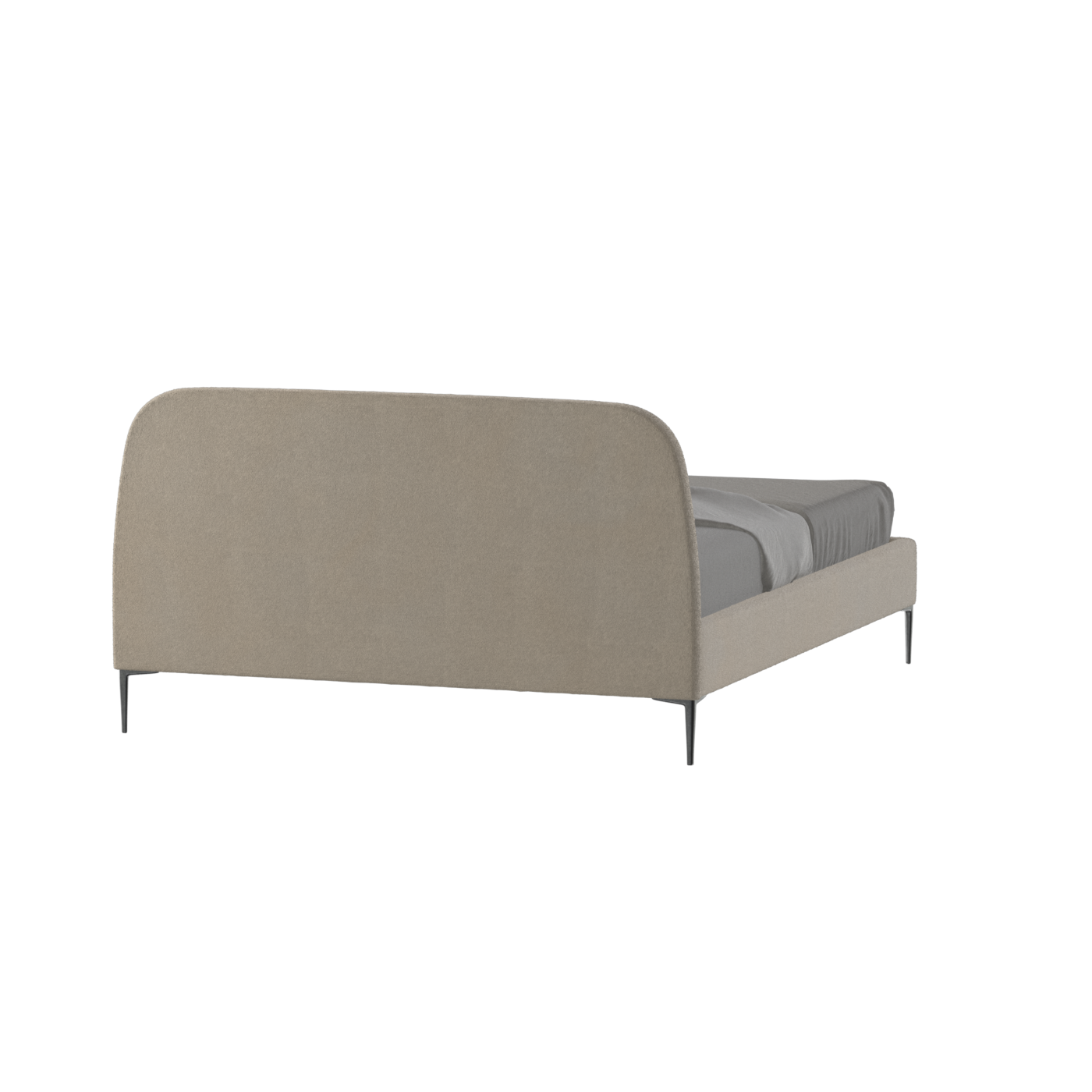 Anna Upholstered Bed with Vertical Headboard Detailing