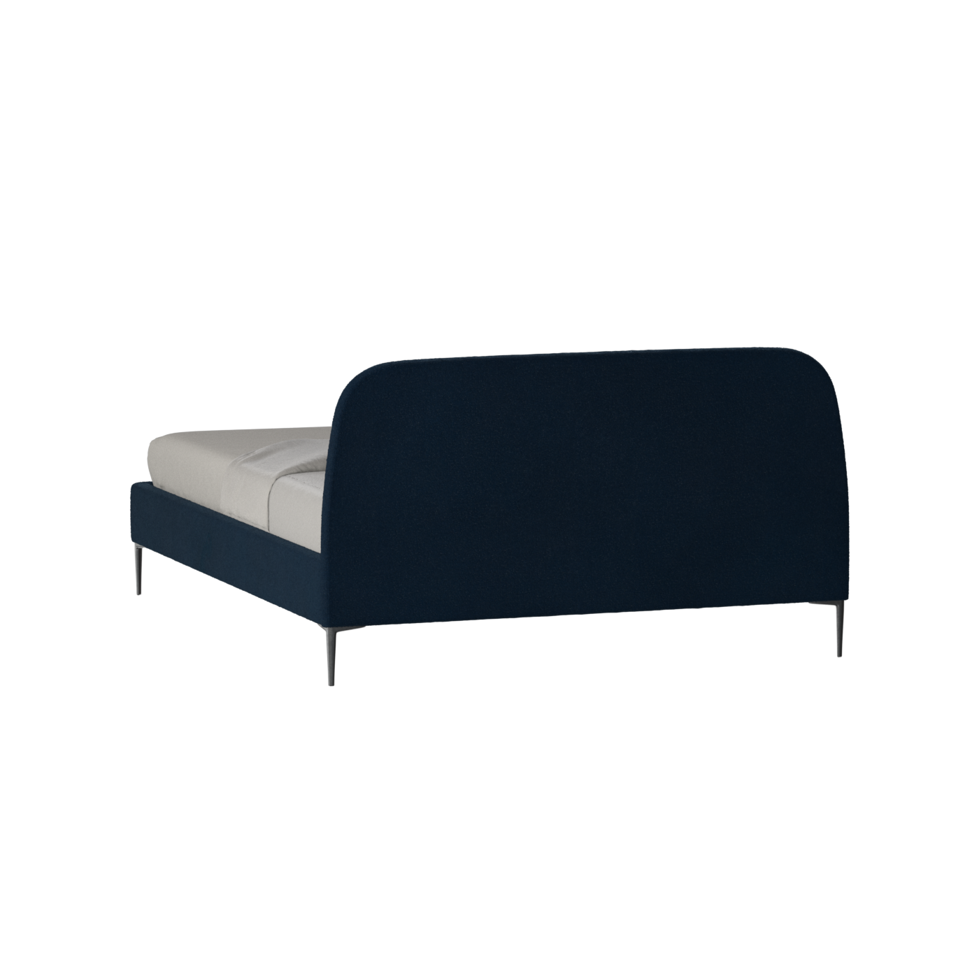 Anna Upholstered Bed with Vertical Headboard Detailing