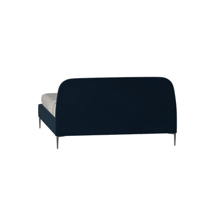 Anna Upholstered Bed with Vertical Headboard Detailing