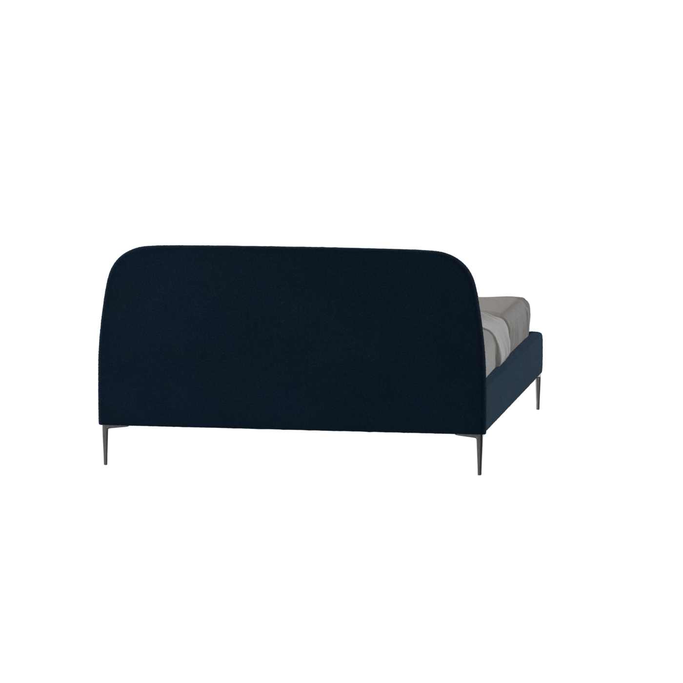 Anna Upholstered Bed with Vertical Headboard Detailing