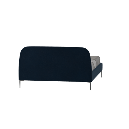Anna Upholstered Bed with Vertical Headboard Detailing