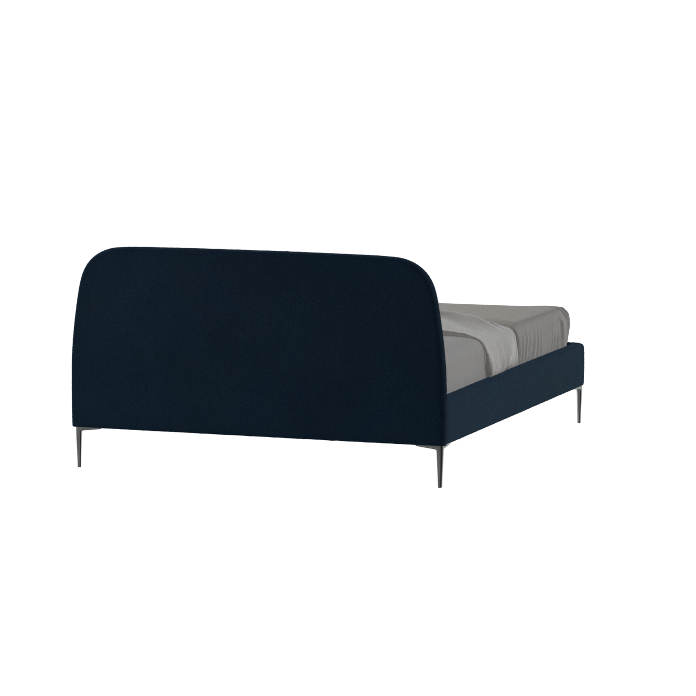 Anna Upholstered Bed with Vertical Headboard Detailing