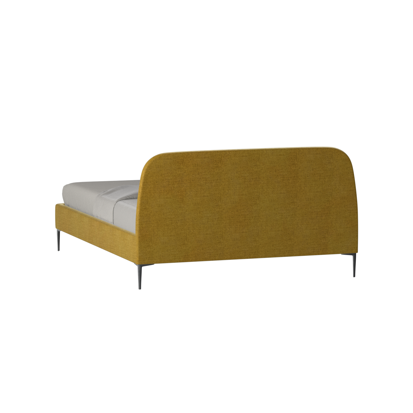 Anna Upholstered Bed with Vertical Headboard Detailing