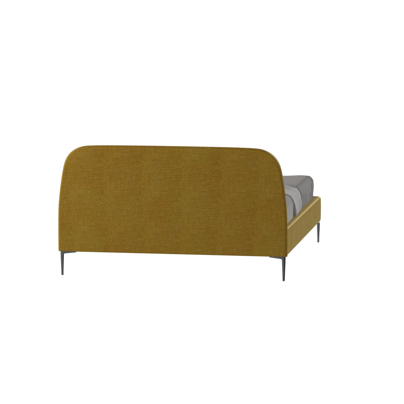 Anna Upholstered Bed with Vertical Headboard Detailing
