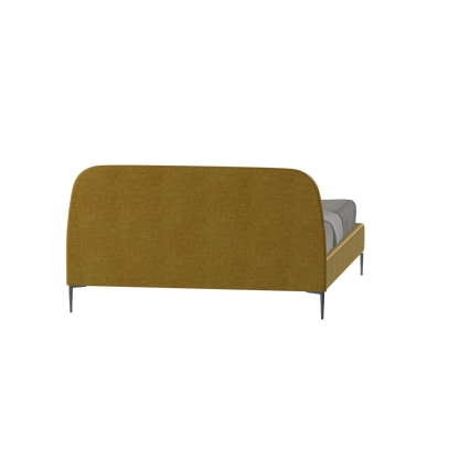 Anna Upholstered Bed with Vertical Headboard Detailing