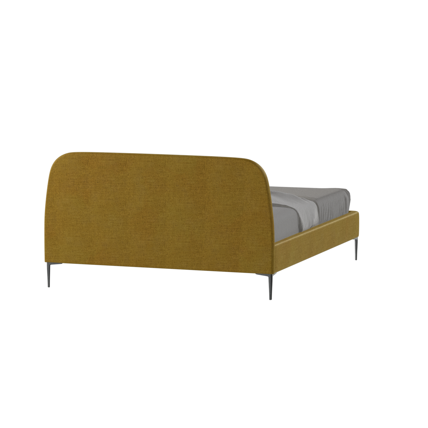 Anna Upholstered Bed with Vertical Headboard Detailing