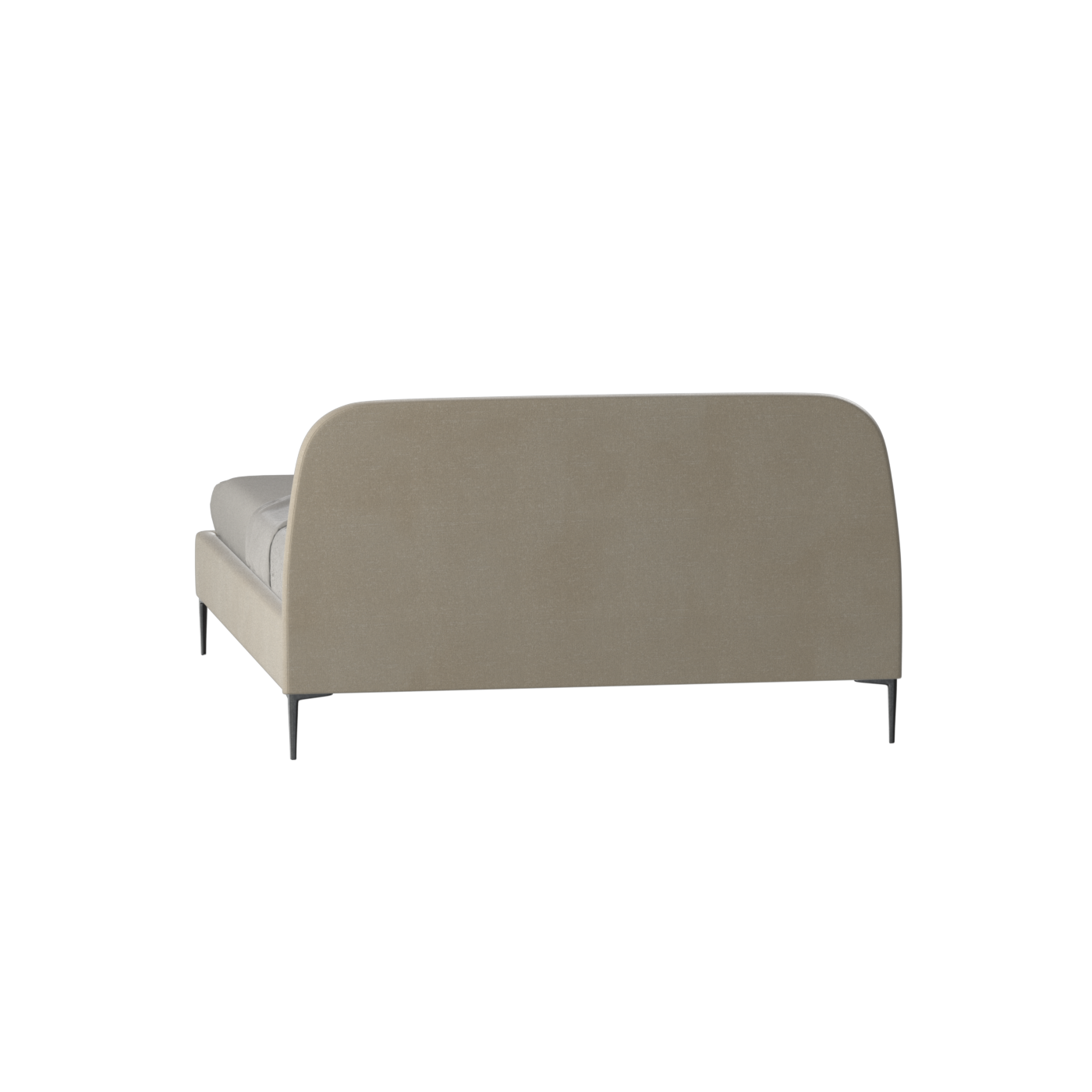 Anna Upholstered Bed with Vertical Headboard Detailing