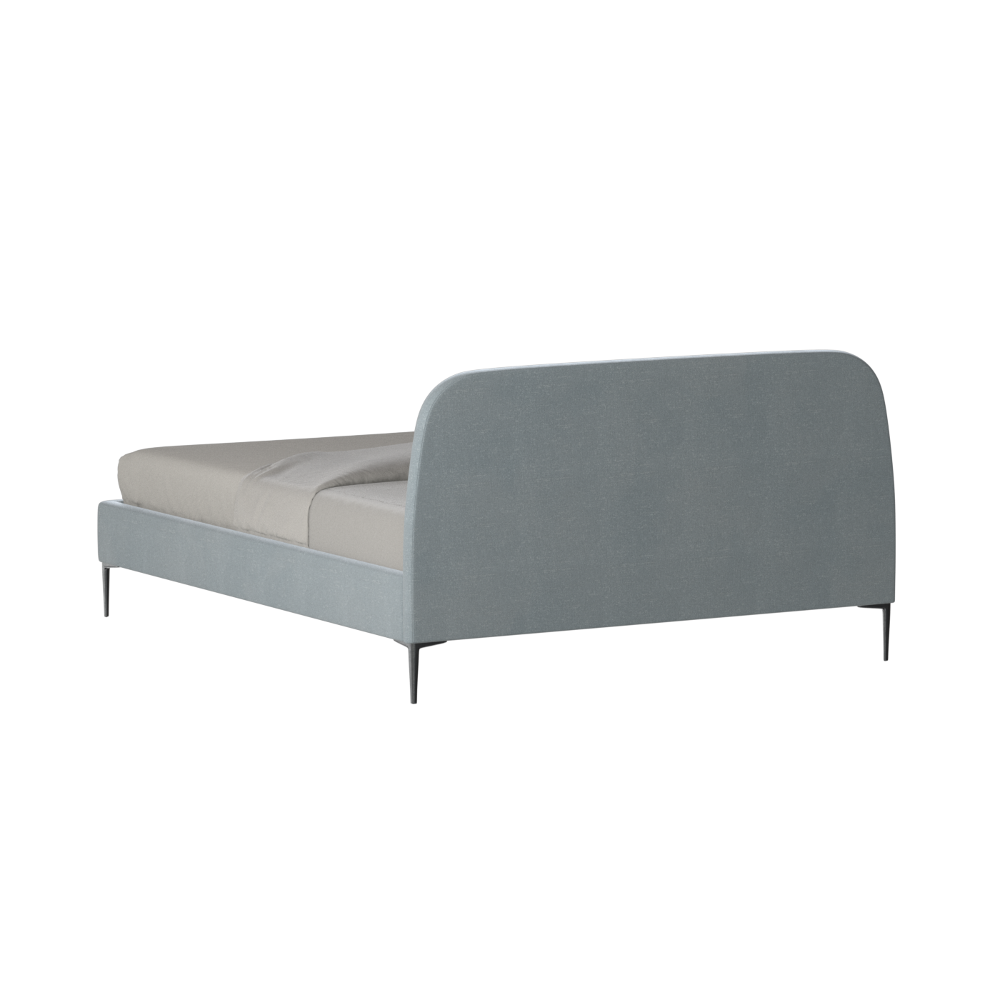Anna Upholstered Bed with Vertical Headboard Detailing
