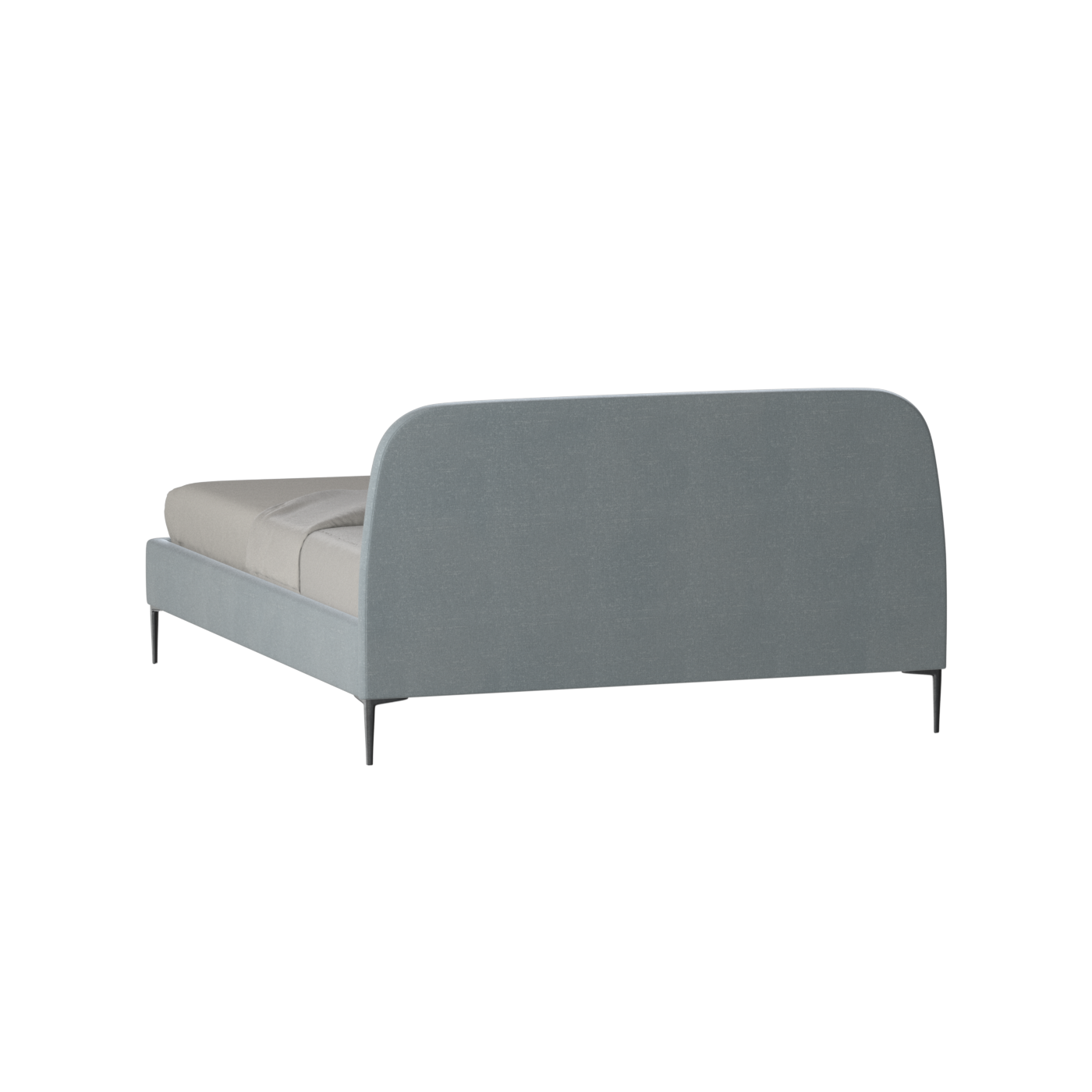 Anna Upholstered Bed with Vertical Headboard Detailing