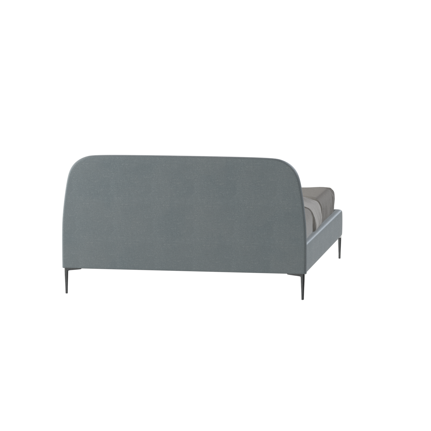 Anna Upholstered Bed with Vertical Headboard Detailing