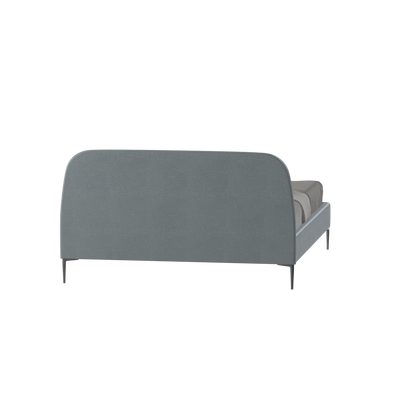 Anna Upholstered Bed with Vertical Headboard Detailing