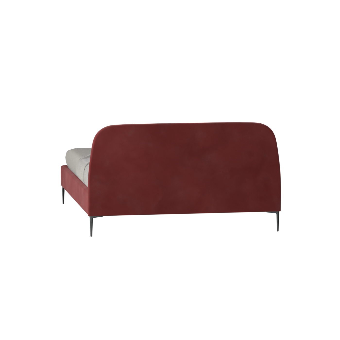 Anna Upholstered Bed with Vertical Headboard Detailing