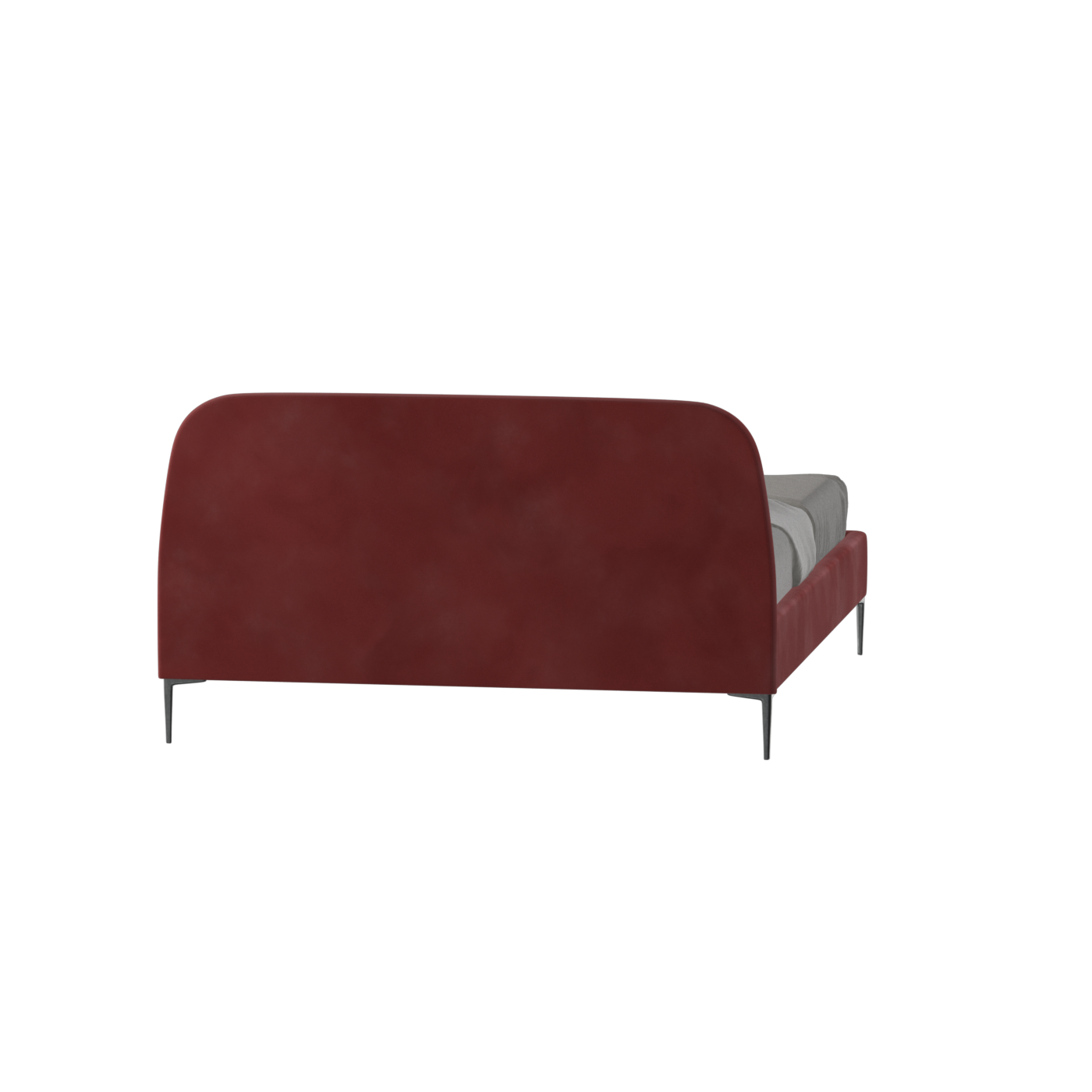 Anna Upholstered Bed with Vertical Headboard Detailing