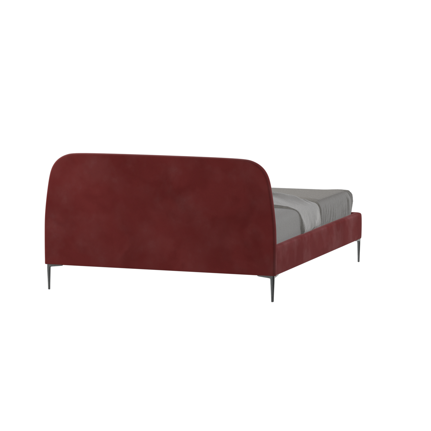 Anna Upholstered Bed with Vertical Headboard Detailing