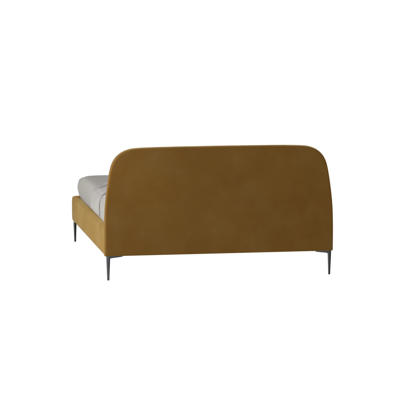 Anna Upholstered Bed with Vertical Headboard Detailing
