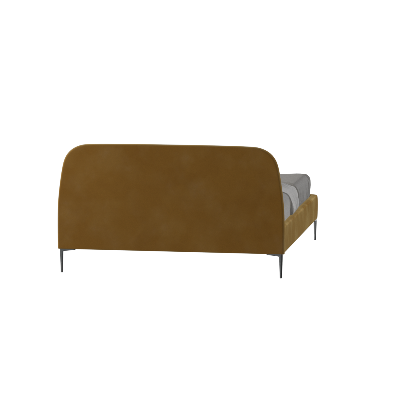 Anna Upholstered Bed with Vertical Headboard Detailing