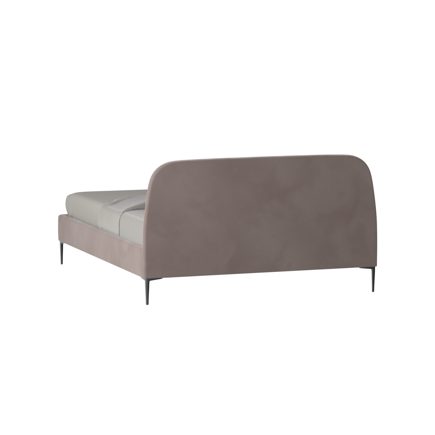Anna Upholstered Bed with Vertical Headboard Detailing