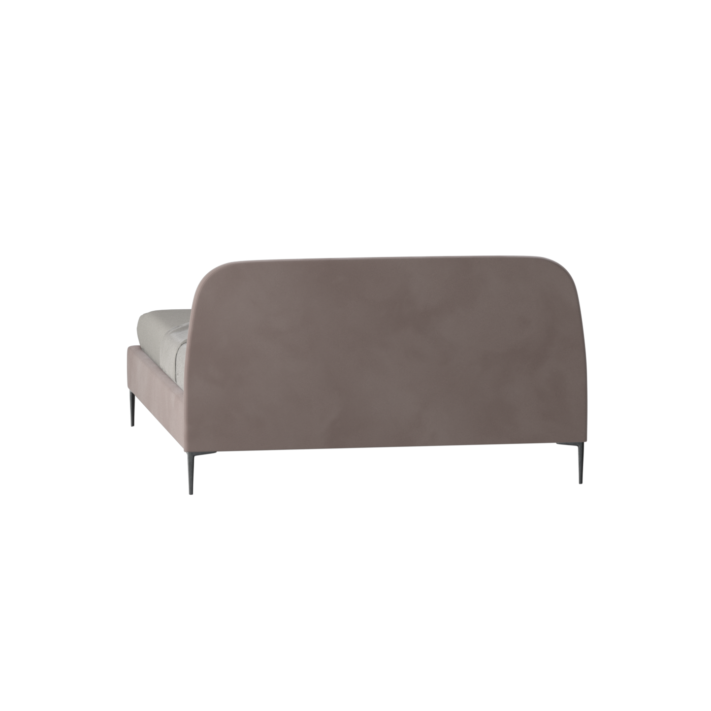 Anna Upholstered Bed with Vertical Headboard Detailing