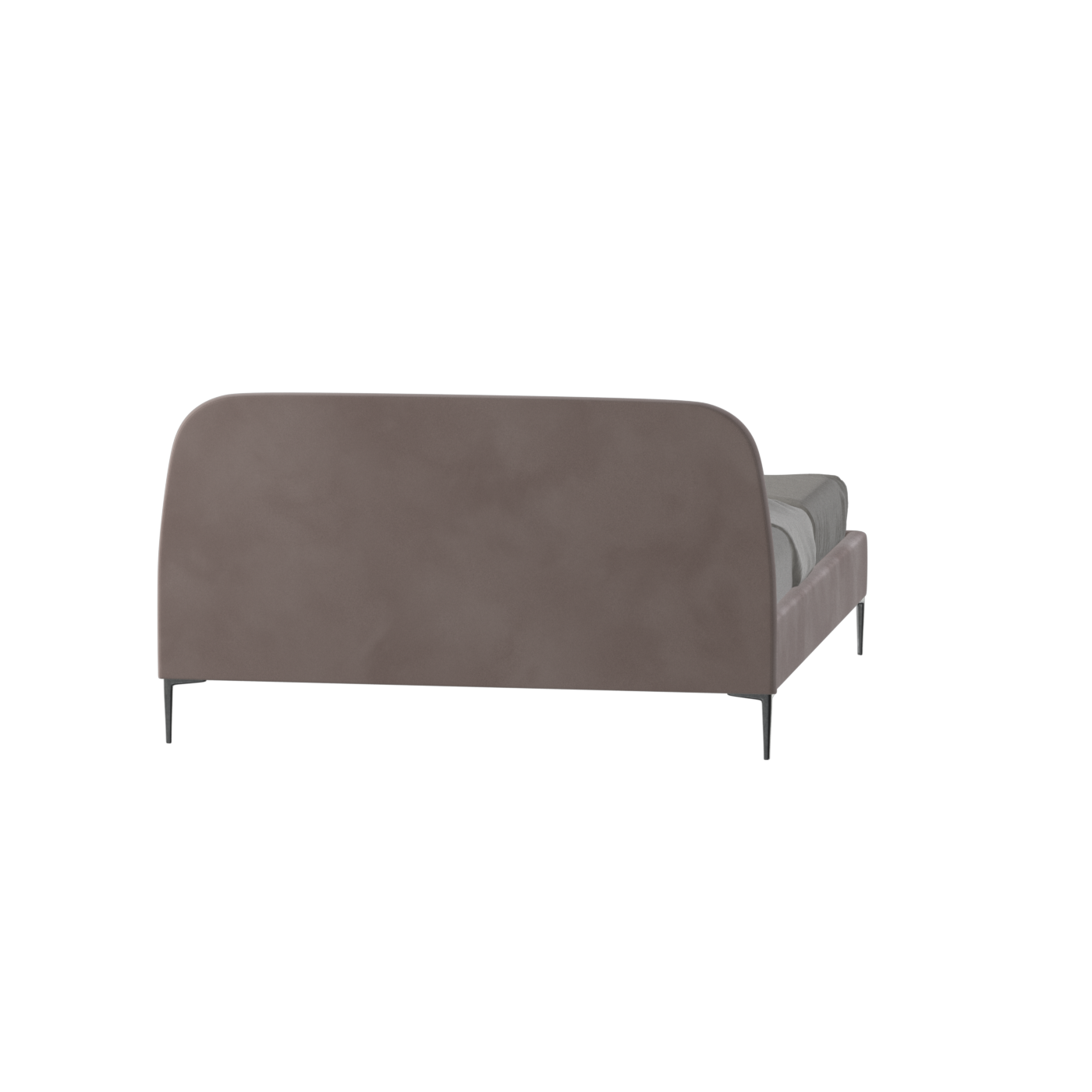 Anna Upholstered Bed with Vertical Headboard Detailing