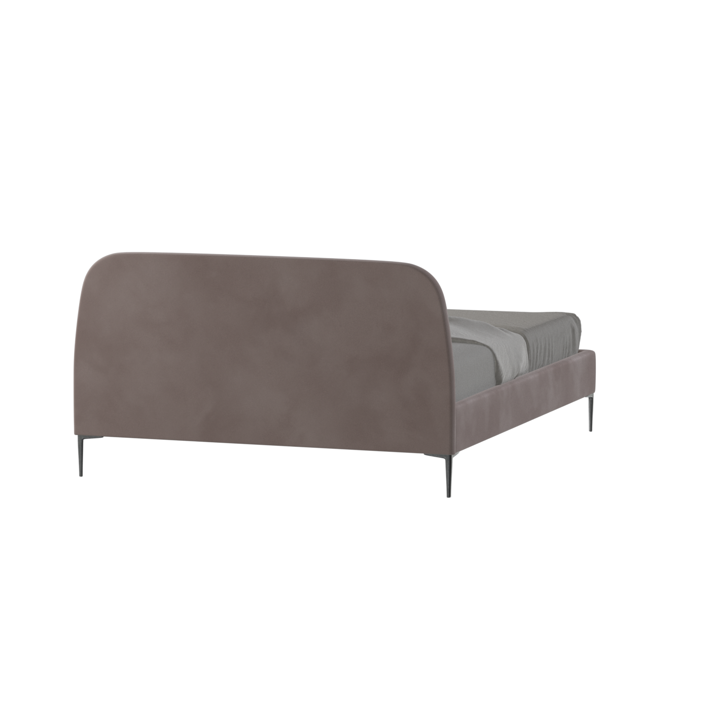 Anna Upholstered Bed with Vertical Headboard Detailing