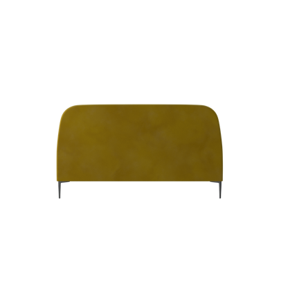 Anna Upholstered Bed with Vertical Headboard Detailing