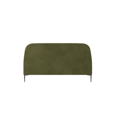 Anna Upholstered Bed with Vertical Headboard Detailing